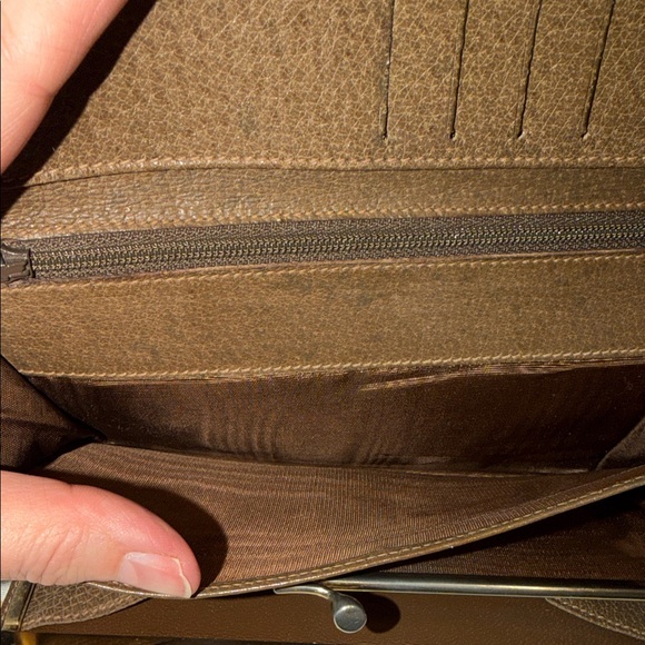 Gucci Beige and Brown GG Coated canvas and Leather Wallet - Picture 12 of 16